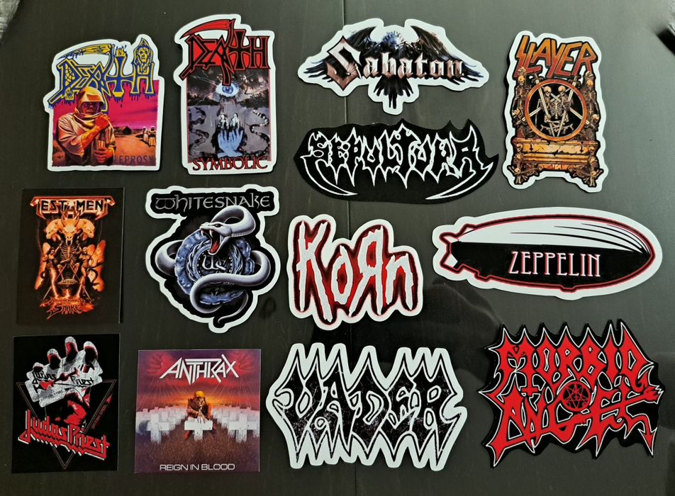 Рок/Метъл декорации за лаптоп/китара