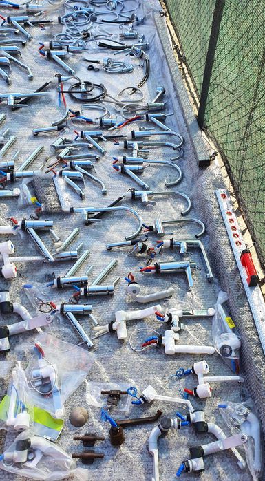 Baterii de apa pentru rulote cu si fara microcontact, import Germania