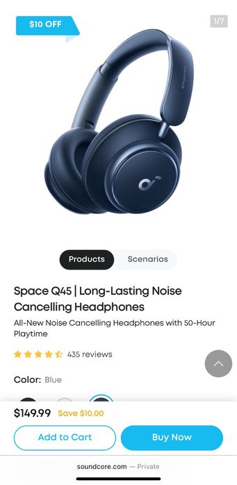 слушалки Soundcore