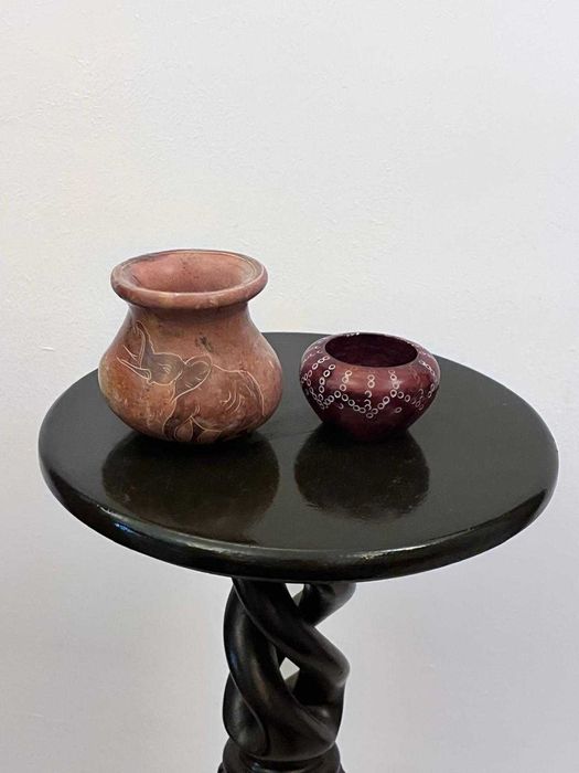 Set doua piese din granit sculptat bibelouri bibelou  deosebite