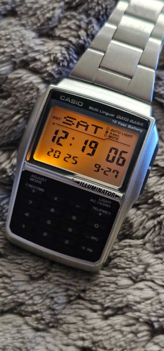 ceas barbati Casio Data Bank Digital 2888 Dbc-32 Men's Watch, 13 Languages,