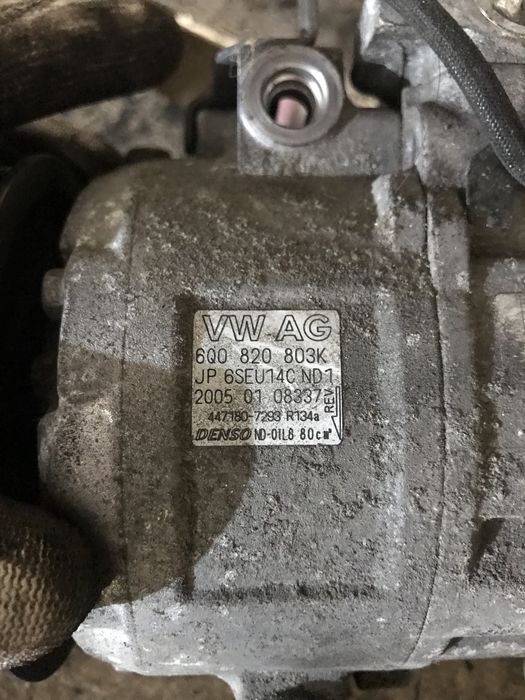 Копресор климатик фолксваген поло 1.2 6р vw polo 1.2i 6R
