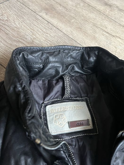 MILESTONE : Дълго зимно яке естествена кожа размер 54/ХЛ Оригинал