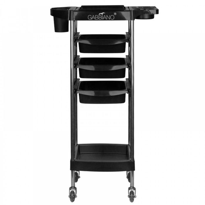Фризьорска количка Gabbiano FX12 - 40 х 30 х 95 см черна