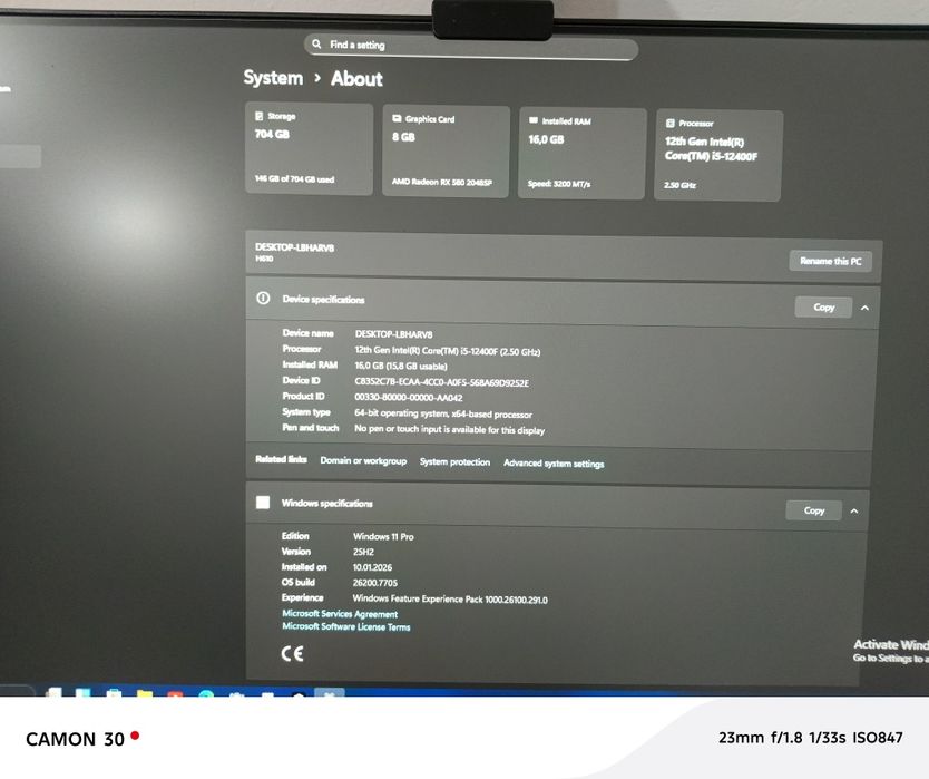 PC core i5 12Gen