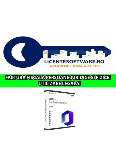 Licente RETAIL: Office Pro Plus 2024 & 2021 - Factura Fiscala!