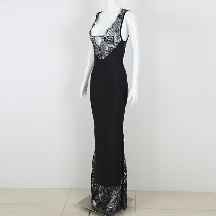 Бандажна рокля Velour Lace