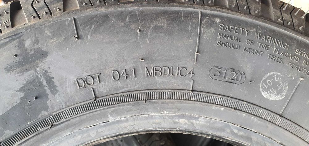 145R12C cauciucuri noi pentru remorci auto, C-uri de greutate WYZE