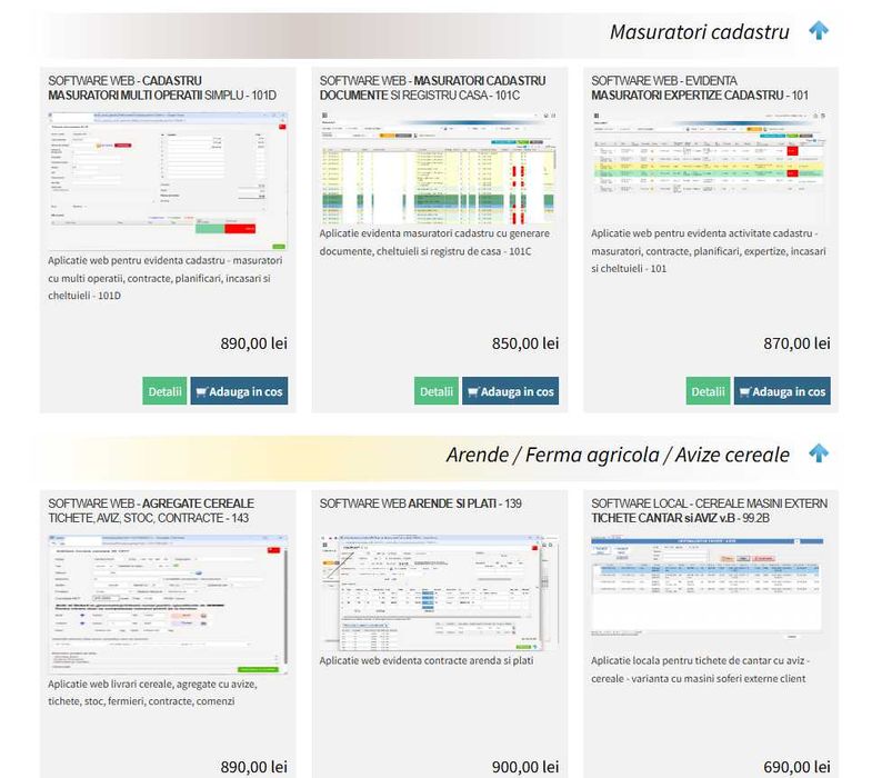 Aplicatii software la comanda,  baze de date personalizate in diverse domenii
