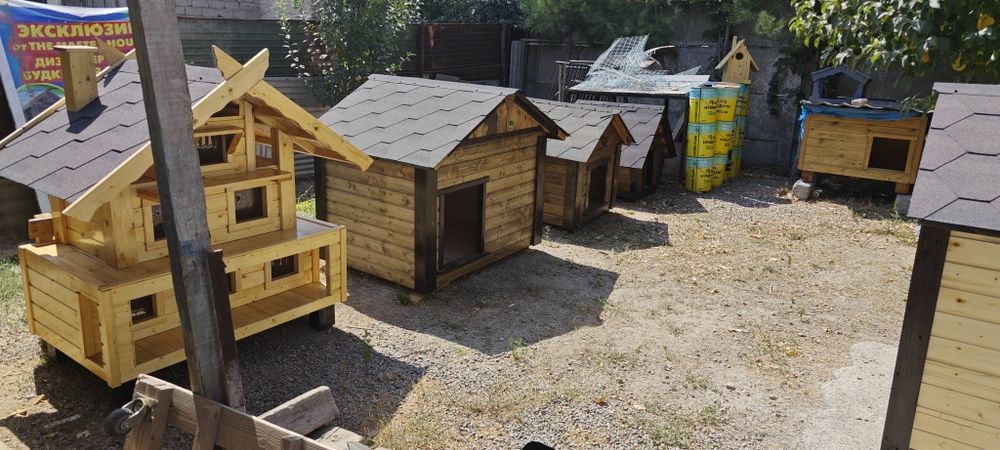 Кошкин Дом. С электронным датчиком температуры, подогрев