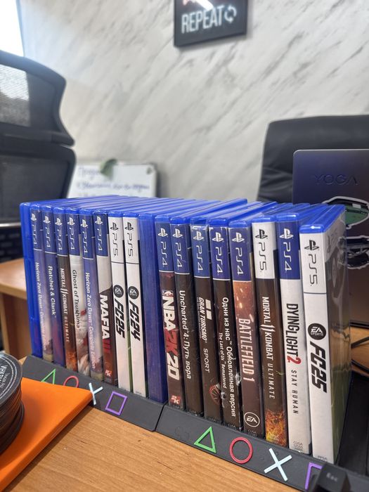 Диски на PS4 и PS5 оптовые цены От 1000 тенге