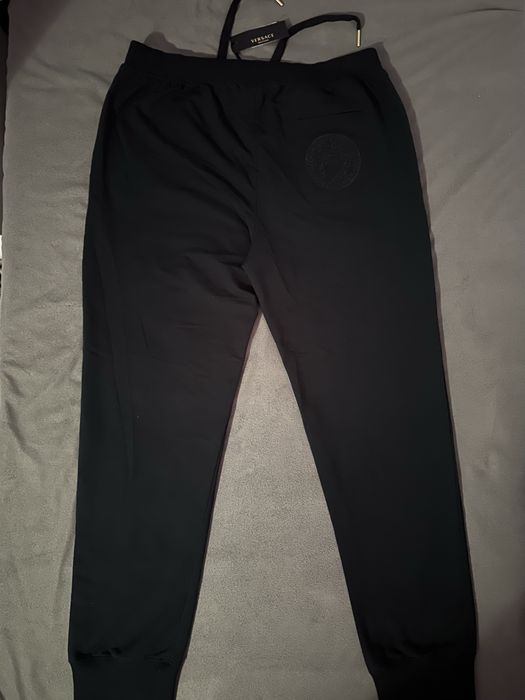 Pantaloni de trening Versace Medusa negri de barbati