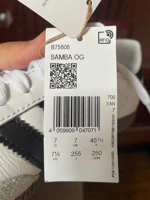 Кроссовки Adidas Samba оригинал 40 размер