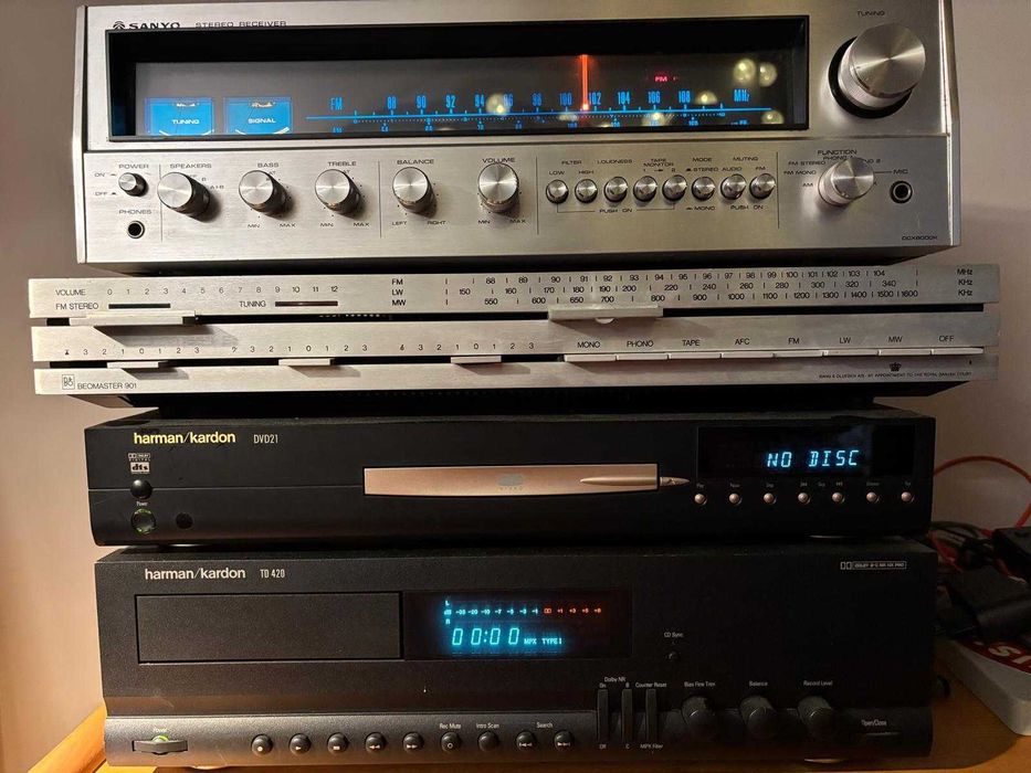 Receiver vintage Sanyo DCX 8000K