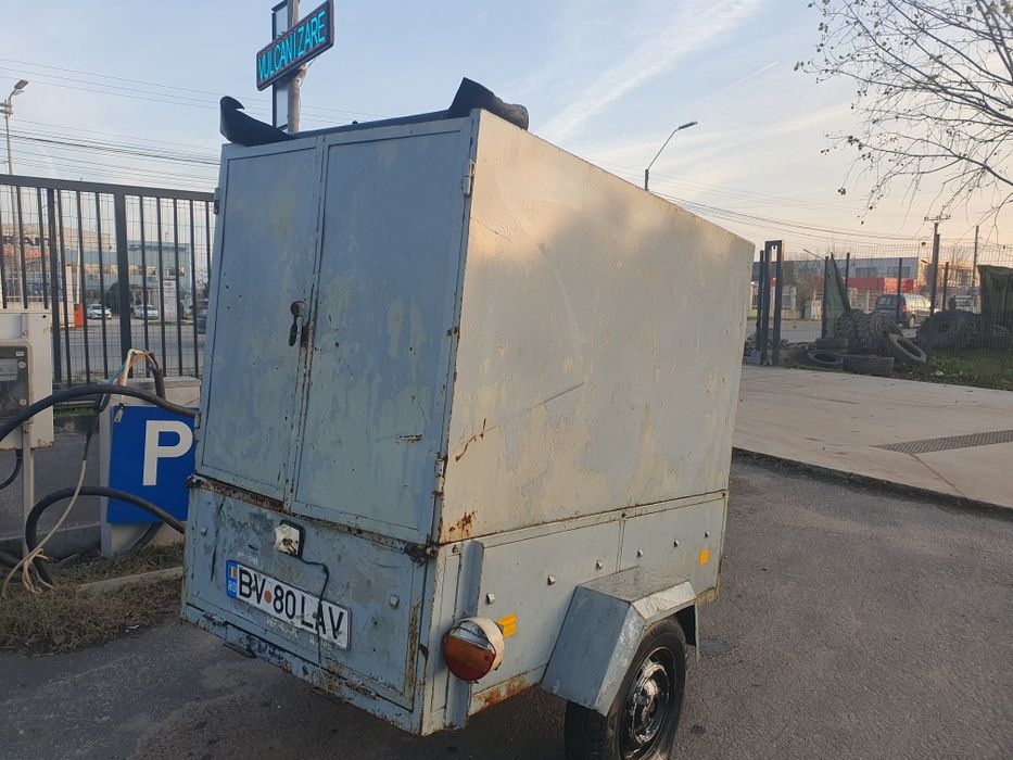 Remorca auto 750 kg, fabricata Romania, inmatriculata RO