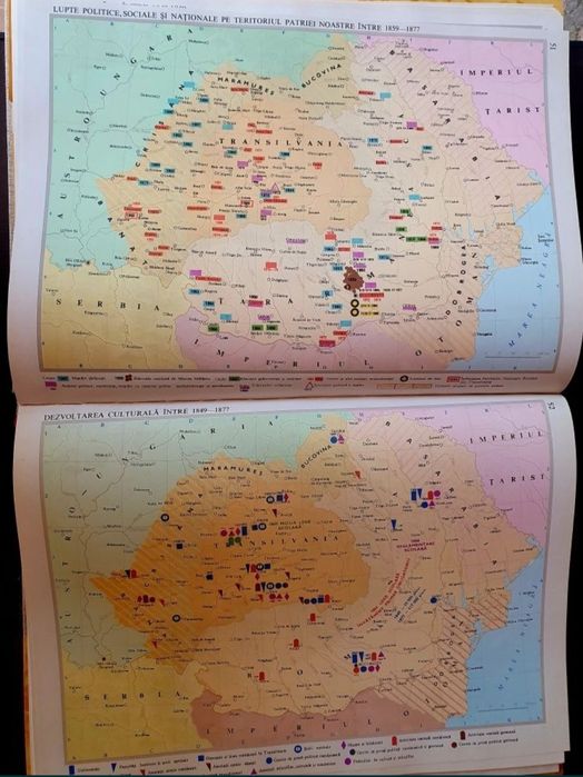 Carte : Atlas pt. istoria Romaniei1983