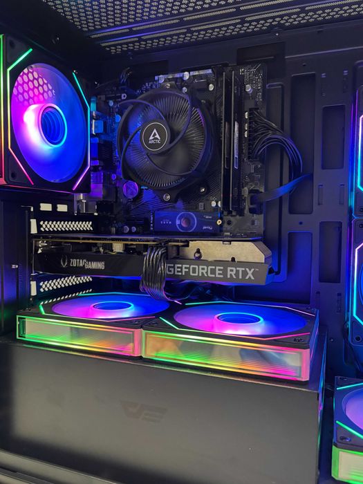 Геймърски компютър AMD Ryzen 5 5500, RTX 3060 12GB, 16GB ram