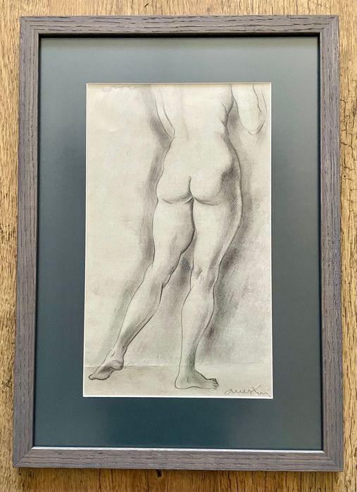 Ion Valentin ANESTIN – Nud - desen in carbune