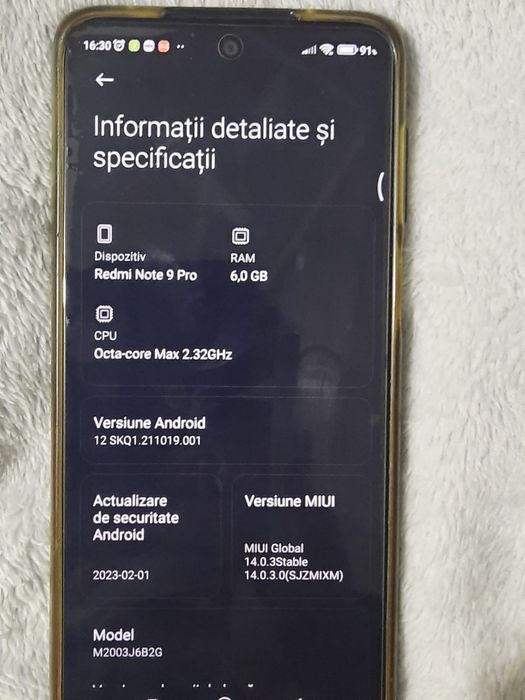 Xiaomi Redmi Note 9 pro