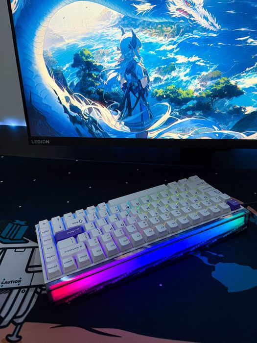 Tastatura Aula Hero 84HE / switch uri / stabilizatoare lubrifiate