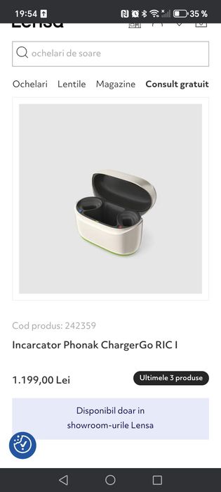Încărcător Phonak ChargerGo Ricsph I