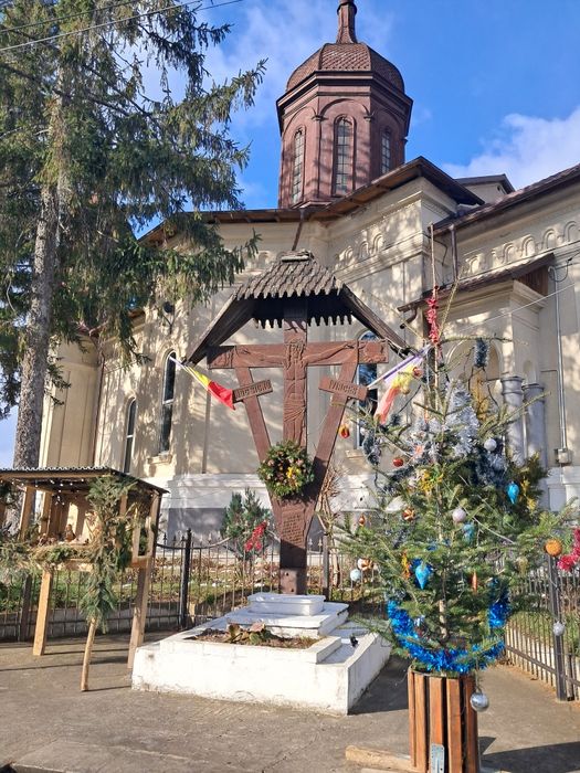 Troite sculptate in lemn