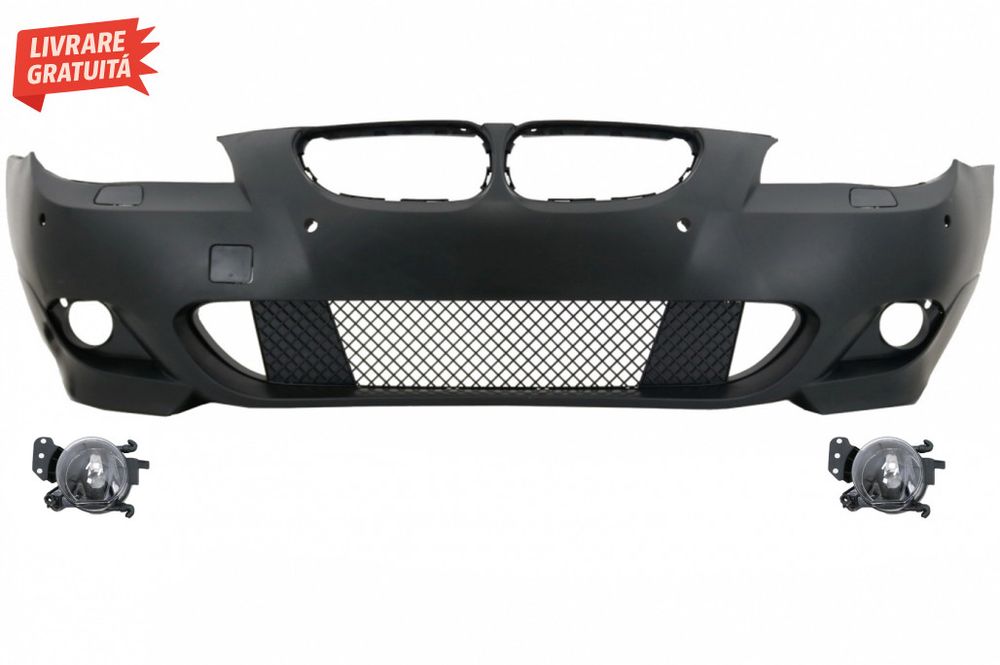 Bara Fata cu Proiectoare Ceata BMW Seria 5 E60 E61 (2003-2007) M-Techn