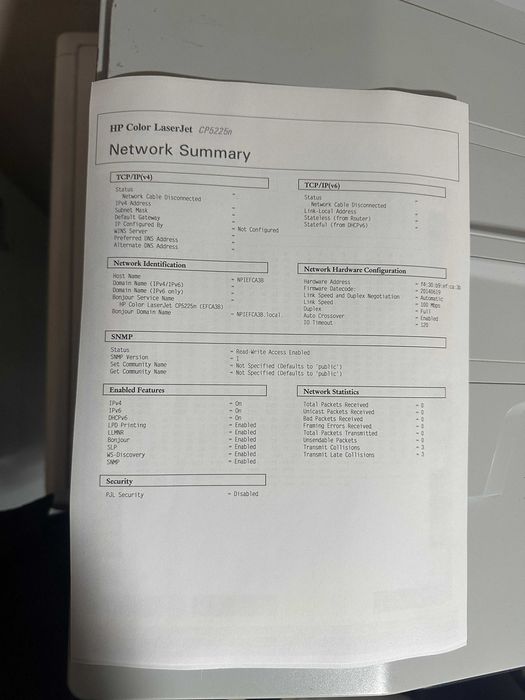 HP A3 Color LaserJet Professional Imprimantă CP5225