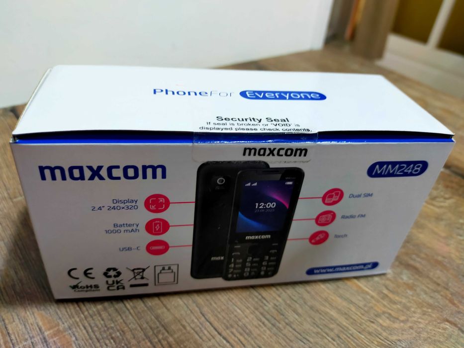 Vand Telefon Maxcom Clasic MM248 (nou, sigilat in cutie)