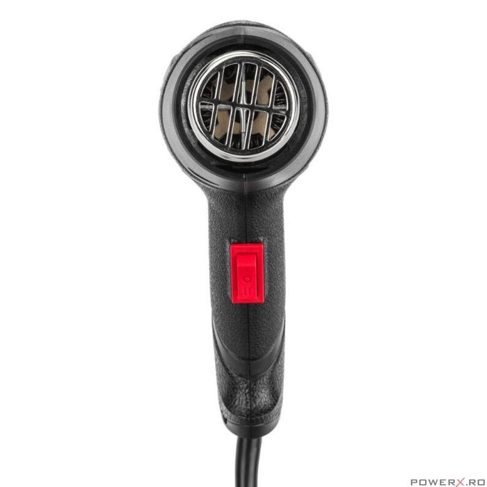 Pistol cu aer cald pentru suflat, 4 duze, 2 viteze, putere 2000 W, Red