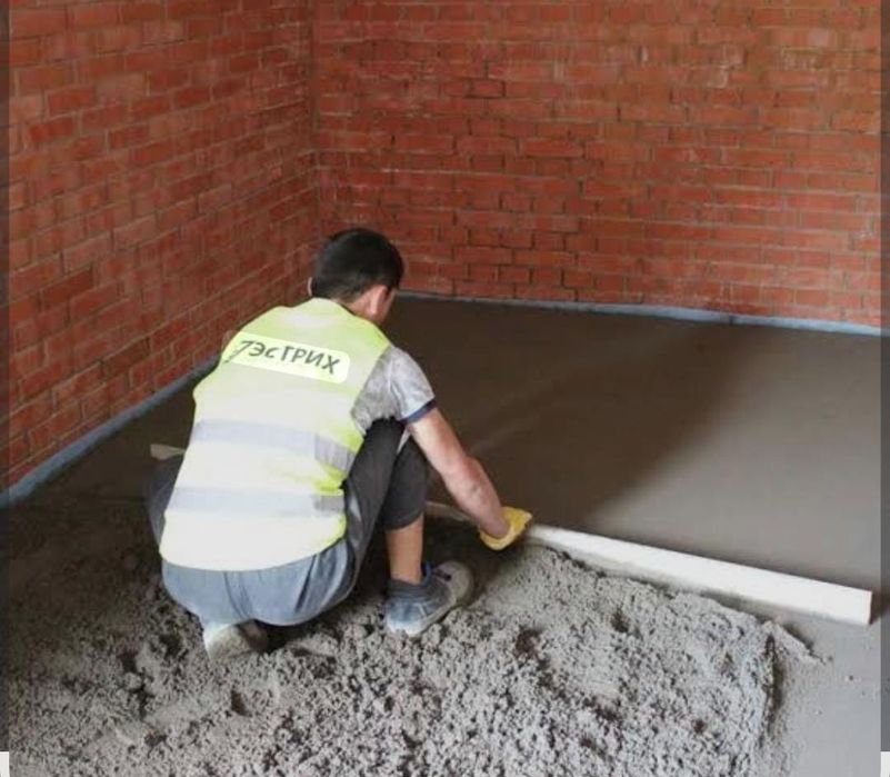 Стяжка штукатурка кафель