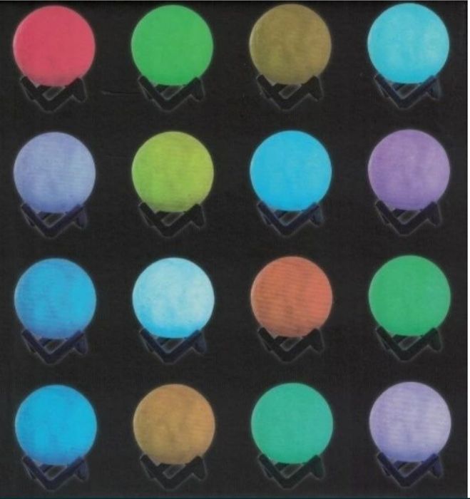 Многоцветна нощна лампа, Лампа луна