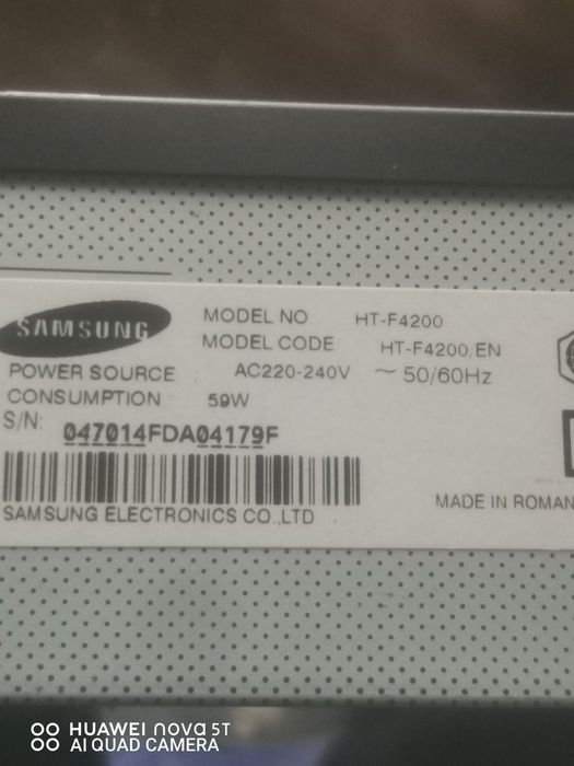 Blu-ray 3d player Samsung Ht f4200