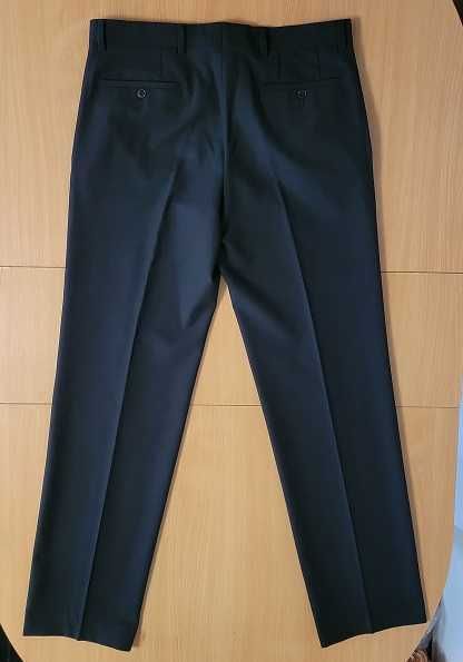 Pantaloni barbati stofa negru M-L noi