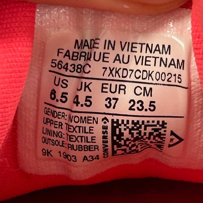 Converse One Star дамски кецове платформа | номер 37