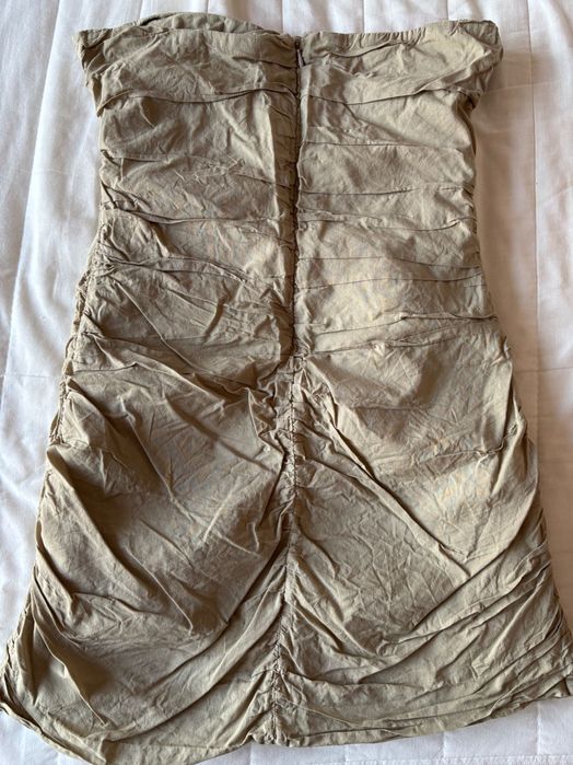 Мини черна рокля на цветя H&M + подарък