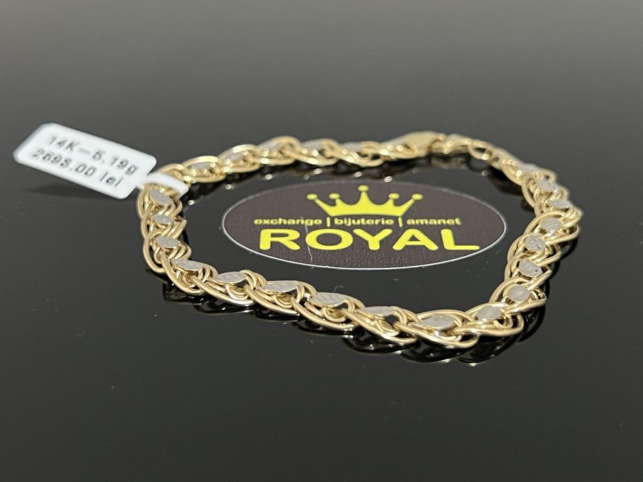 Bijuteria Royal CB : Bratara dama aur 14K 585 5,19 grame