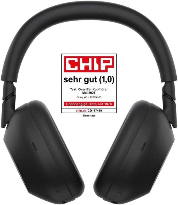 Безжични слушалки с микрофон Sony WH-1000XM6, ANC