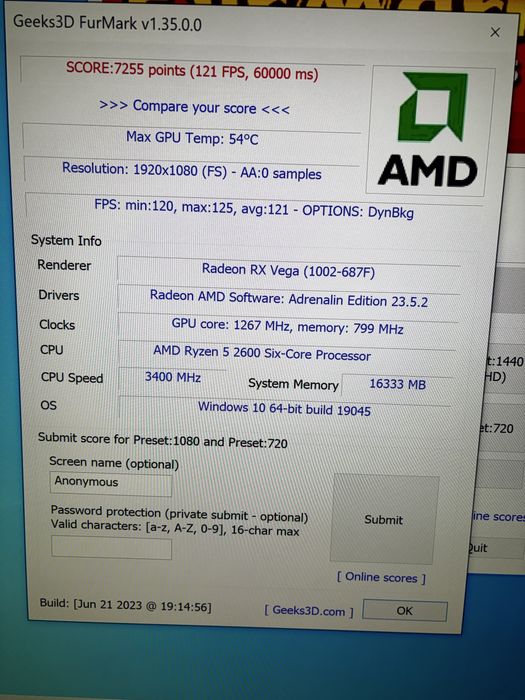 Calculator/ PC Gaming• Ryzen 5• Placa video 8Gb• 16gb ram RGB 3200 Mhz•