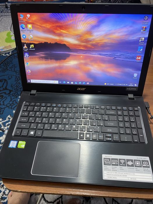 Acer Aspire E15 в идеальном состоянии Офис 2024