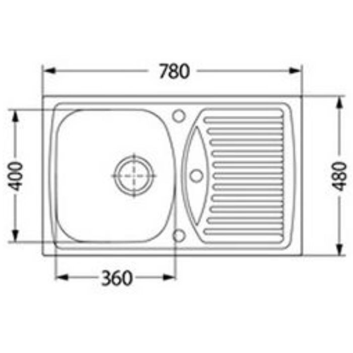 Chiuveta Bucatarie 78x48x16