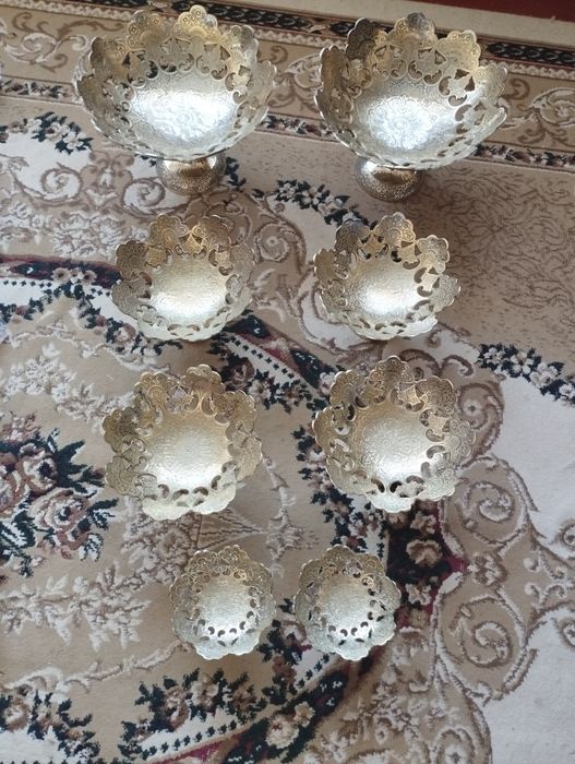 ИНДИЯ Этажерки+Новые В Наличии и на Заказ , Шоколадницы, металл Латунь