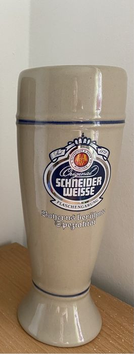 Керамична халба/чаша за бира,ретро,Октоберфест