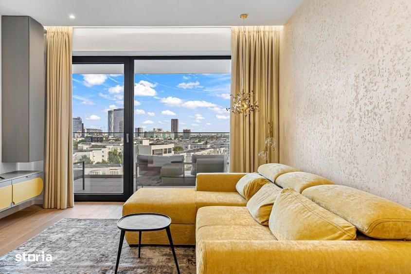 Apartament cu 2 camere| One Tower Herastrau| Pasaj Baneasa statie 605