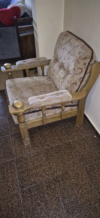 Фотьойли 2 броя масивно дърво