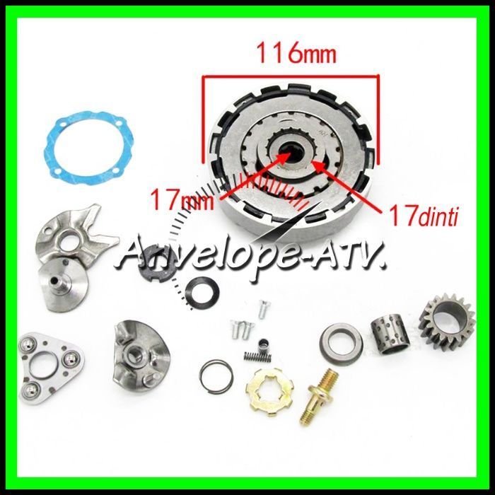 Ambreiaj Atv 125 110 107 70 50 Ambreiaj ATV 110cc 107cc - 17 Dinti