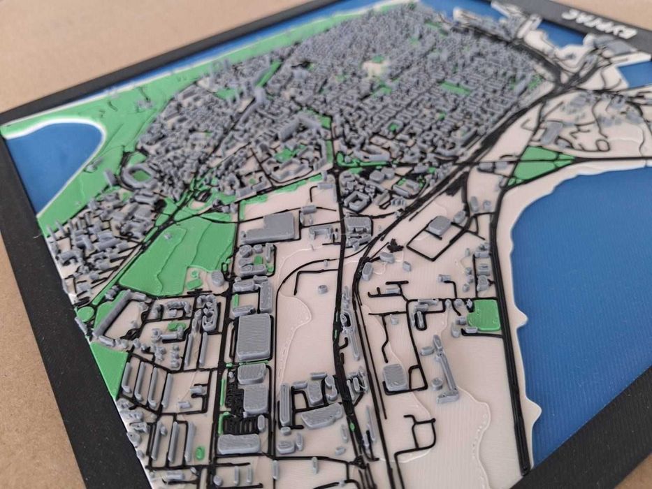 3D карта на Бургас