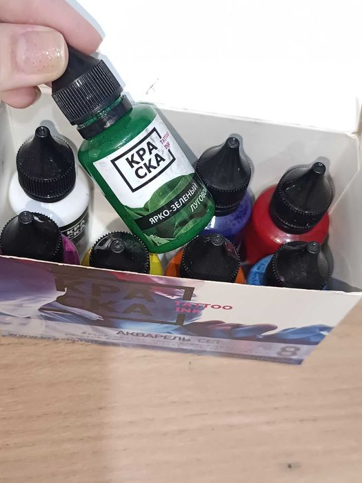 Краски для тату. Набор красок