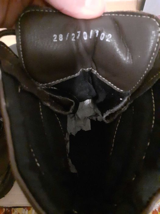 Bocanci militari piele maro