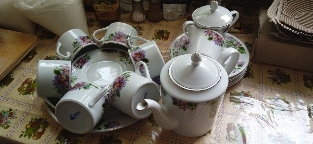 Посуда чайный сервис новый